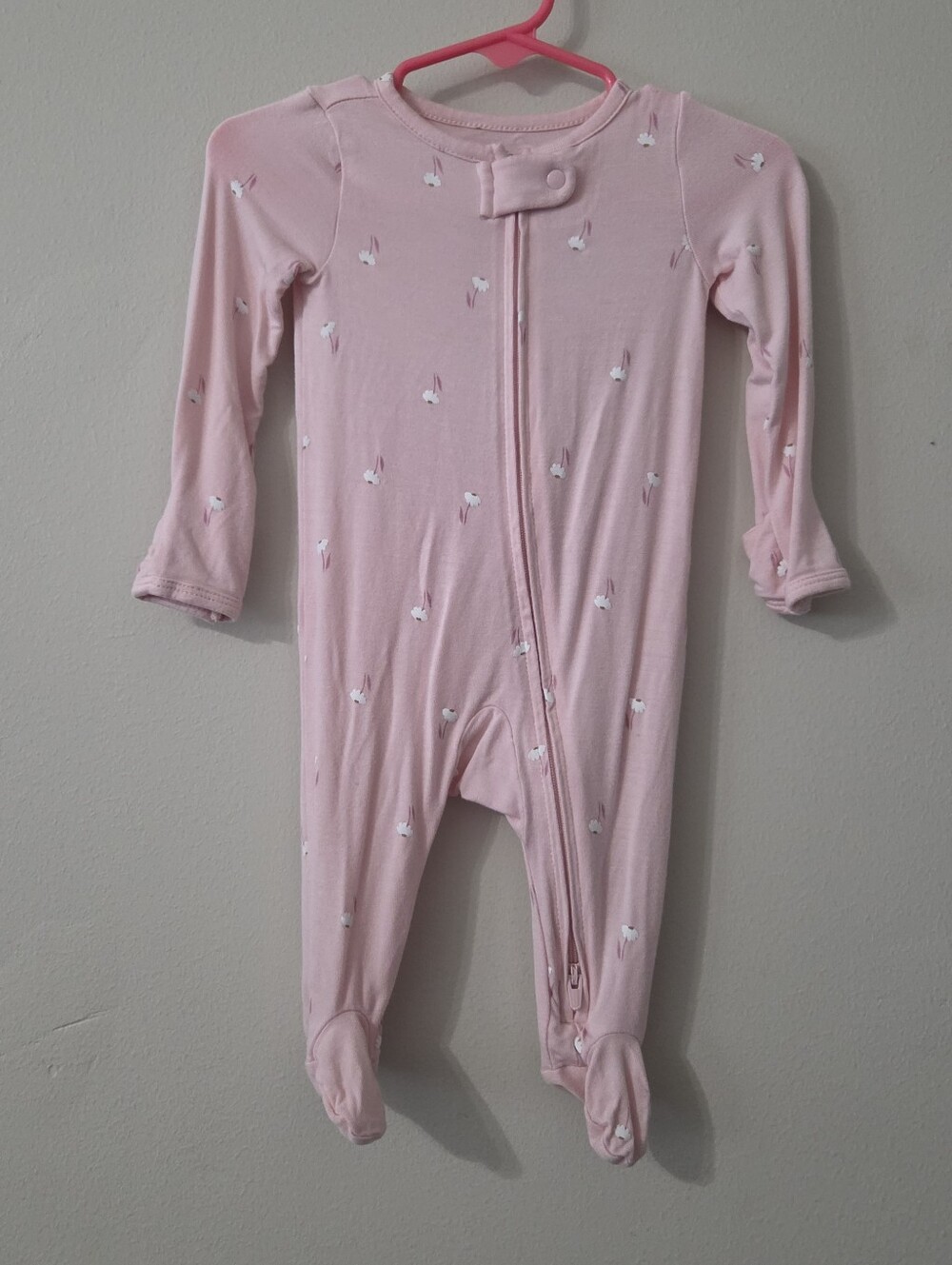 Carter's one piece pj's baby girl size 3 month